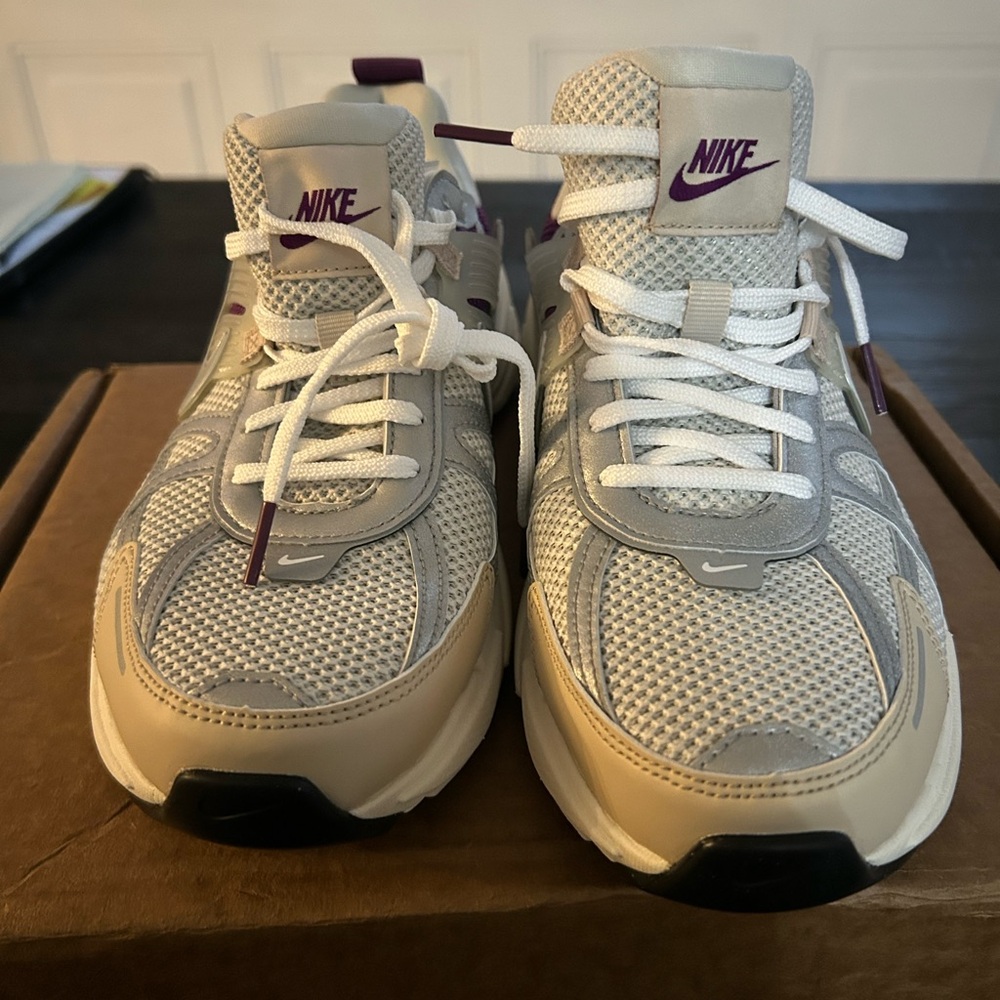 Nike Kids' Beige and White Sneakers